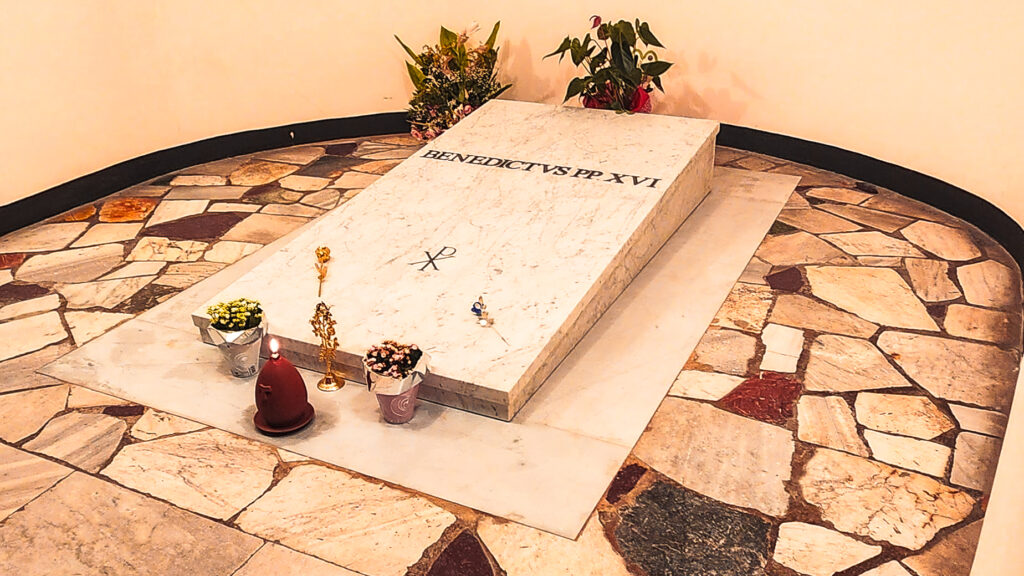 Tomb of Pope Benedict XVI