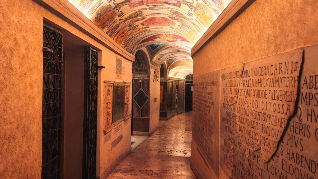 Entry into Vatican Grottoes