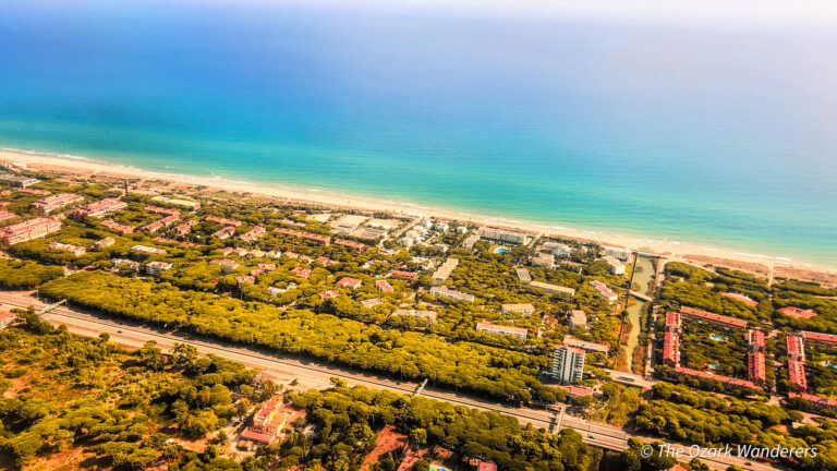 Coastline just south of Barcelona
